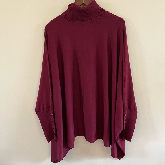 Alfani NWT Oversized Turtleneck Poncho Sweater Size 3X - Picture 12 of 13